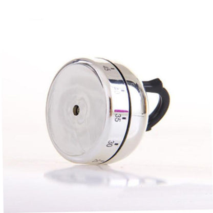 Cabilock Mechanical Kitchen Timer 60-Minute Countdown Kettle Design Cooking Timer with Rotating Alarm for Home Baking and Cooking Compact 2.55X2.16X2.16 Inch No Battery Needed