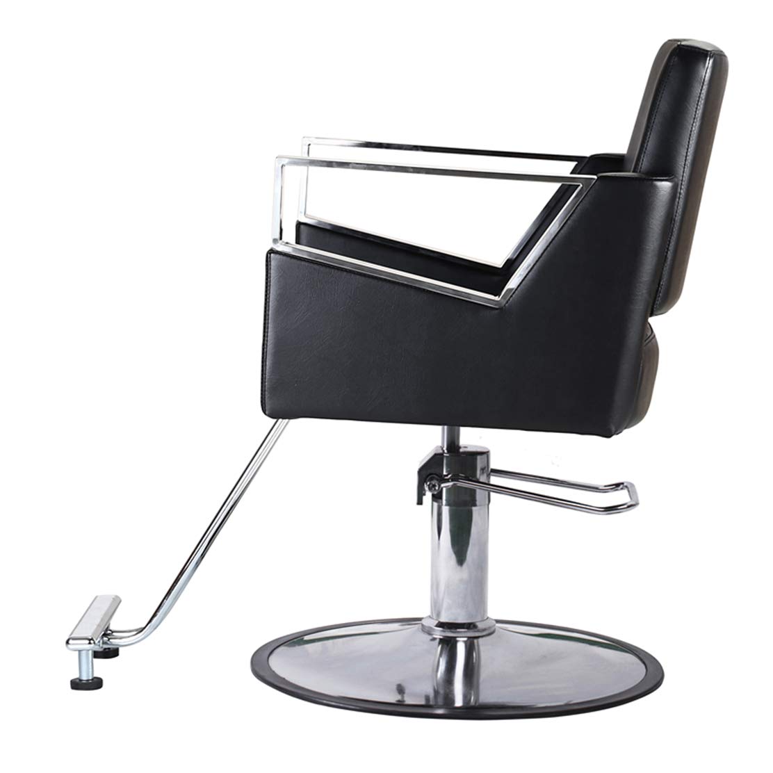Funnylife Round Base Black Vintage Styling Shampoo Barber Chair