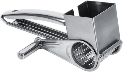 Stylish Design Kitchen Cheese Grater, Multipurpose Stainless Steel Rotary Shred Tool