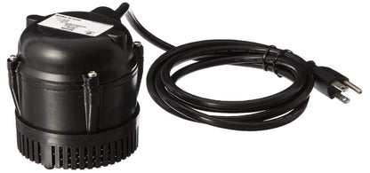 Little Giant #1 115 Volt, 1/150 HP, 205 GPH Direct Drive Small Submersible Fountain Pump with 6-foot cord, Black, 501004