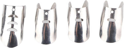 TOPINCN Finger Guard 4PCS, Stainless Steel Protector to Avoid Hurting for Cutting and Slicing