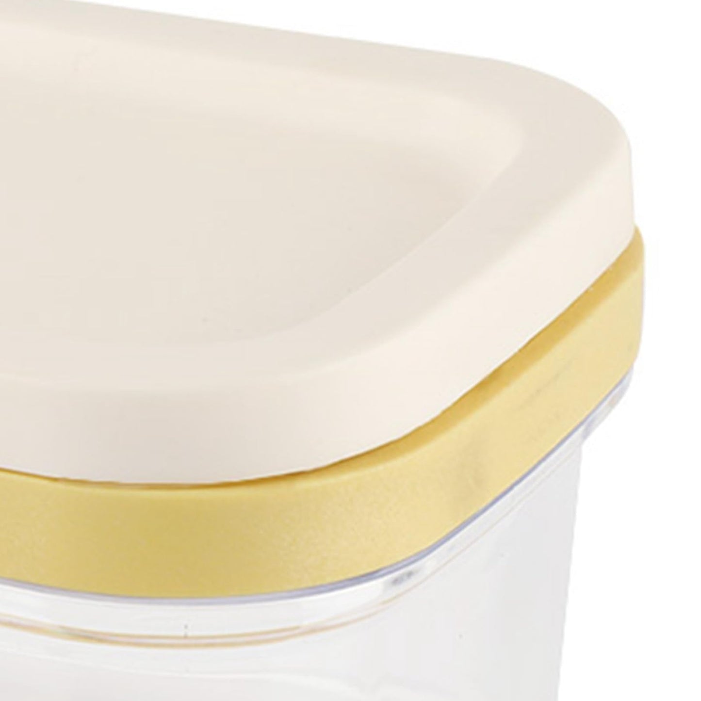 Luatoxry Butter Cutter and Storage Case, Airtight Butter Dish that Cuts into Slices, Transparent Butter Storage Box with Lid and Cutting Net for Cheese Cutting, 6.7x3.9x2.8in