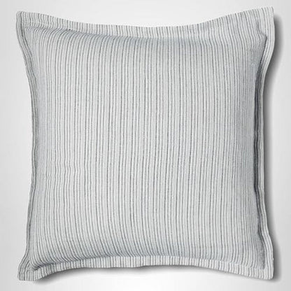Tommy Bahama - Euro Sham, 100% Soft Cotton Bedding with Envelope Closure, Machine Washable Bedding Accent Pillow (Raw Coast Blue, 26" x 26")