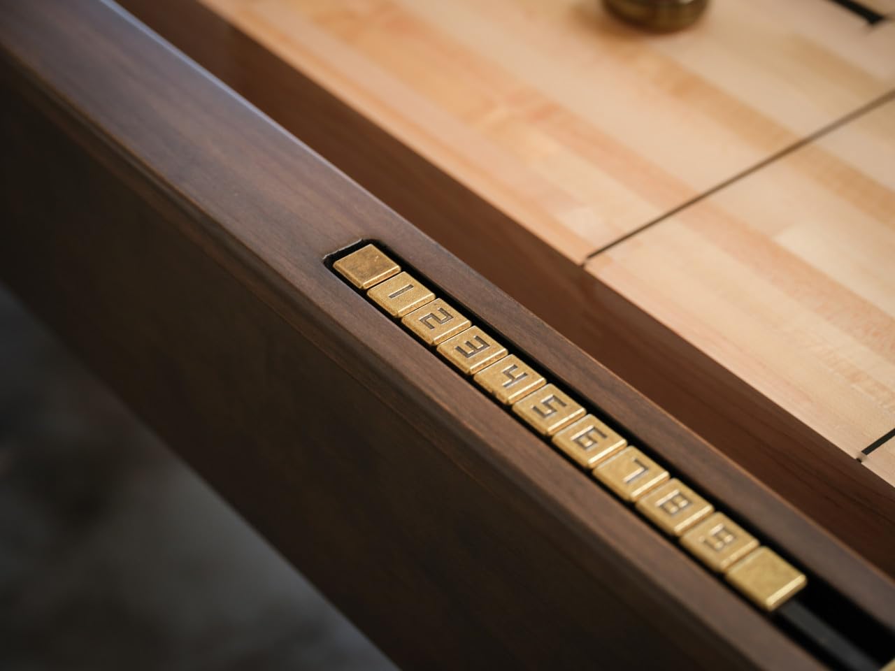 Doc & Holliday - Paula Parsons Shuffleboard Table (12FT,Antique Coffee)
