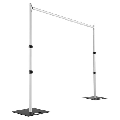 Heics Heavy Duty Backdrop Stand, 20x14ft Pipe and Drape Stand, Balloon Arch Stand, Banner Stand for Wedding Decor, Party Decorations, Baby Shower Backdrop, Sturdy Event Party Supplies