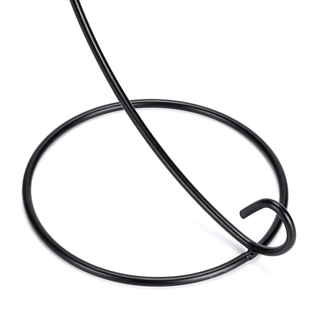 OwnMy 10 Packs of Ornament Display Stand Holder Iron Hanging Rack for Hanging Globe Air Plant Terrarium Witch Ball Bauble Home Party Craft