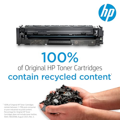 HP 206X Cyan High-yield Toner Cartridge | Works with HP Color LaserJet Pro M255, HP Color LaserJet Pro MFP M282, M283 Series | W2111X