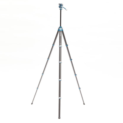 Benro CyanBird Pro Carbon Fiber Lightweight Tripod Kit for Birding & Wildlife for Scopes, Binoculars & Photography, Ball Head, Adjustable Legs, Arca-Swiss Plate, Flip Locks, 60" Max Ht, 9.9lb Payload