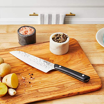 Kai PRO 6" Chef’s Knife, Hand Sharpened Kitchen Knife for Professional and Home Chefs, Japanese AUS6M Stainless Steel Blade, Full-Tang POM Handle, NSF Certified
