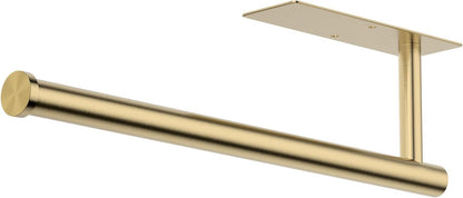 1 Pack) Paper Towel Holder Under Cabinet, Self-Adhesive,No Drilling, Stainless Steel, Wall-Mounted for Kitchen