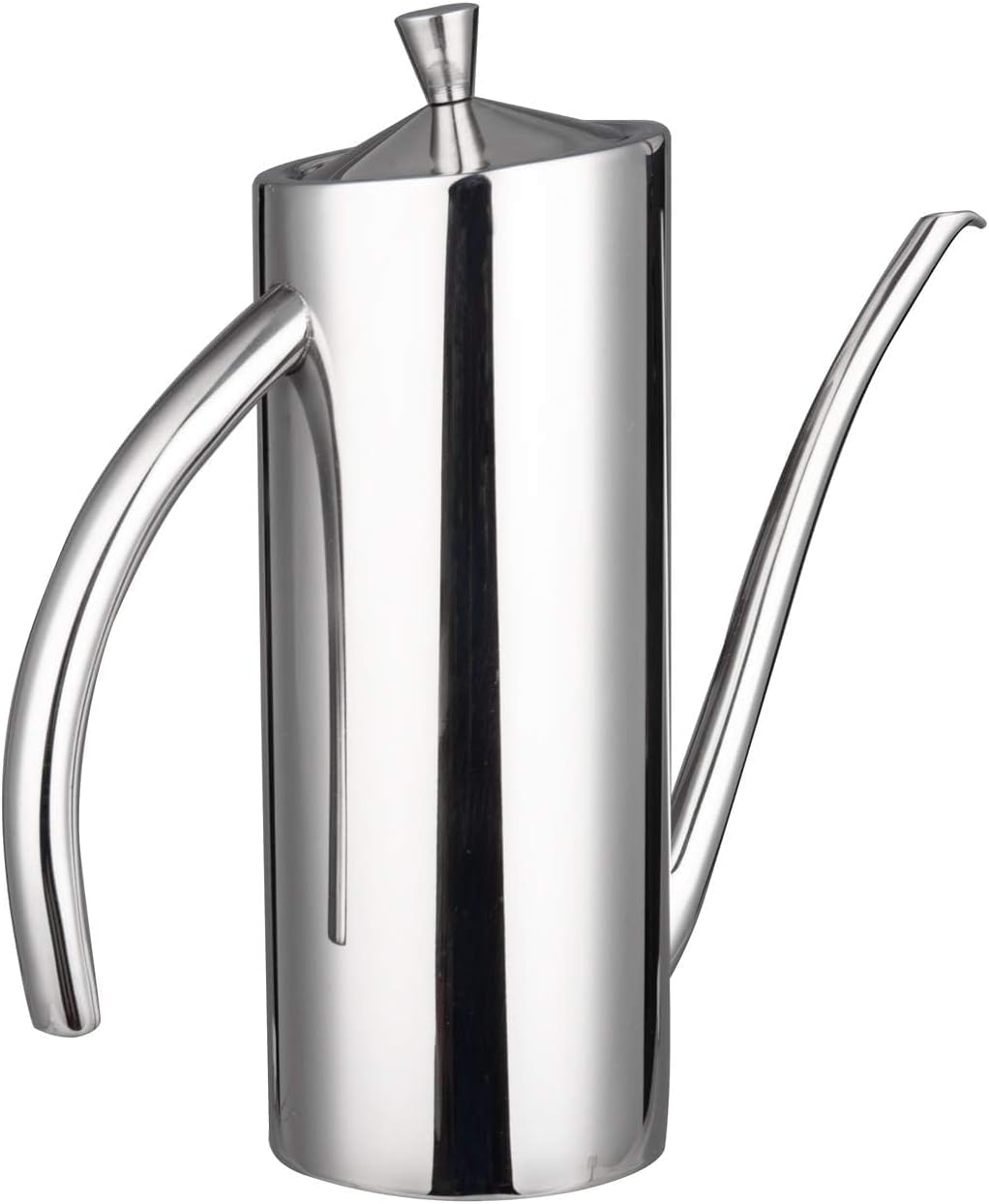 IMEEA Olive Oil Dispenser, SUS304 Stainless Steel No Drip Oil Can, 24oz/700ml Vinegar Container