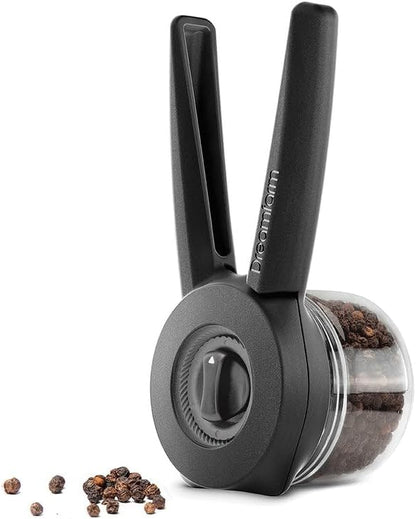 1-or-2-Handed 6 Settings 2oz Dreamfarm Ortwo Lite Original Ergonomic, Re-Fillable Salt, Pepper, Spice, Seed, Coffee