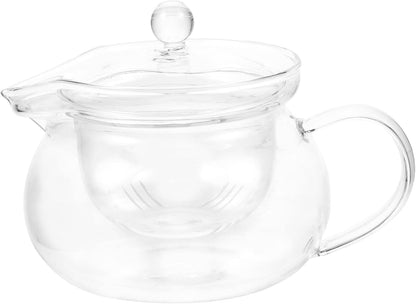 UPKOCH Tea Infuser Portable Heater Filter, Clear Japanese-style Teapot for Loose Leaf Tea Steeping