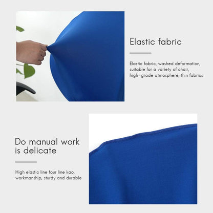Fdit Chair Covers, Universal Stretchable Office Chair Backrest Cover Slipcover (Navy)