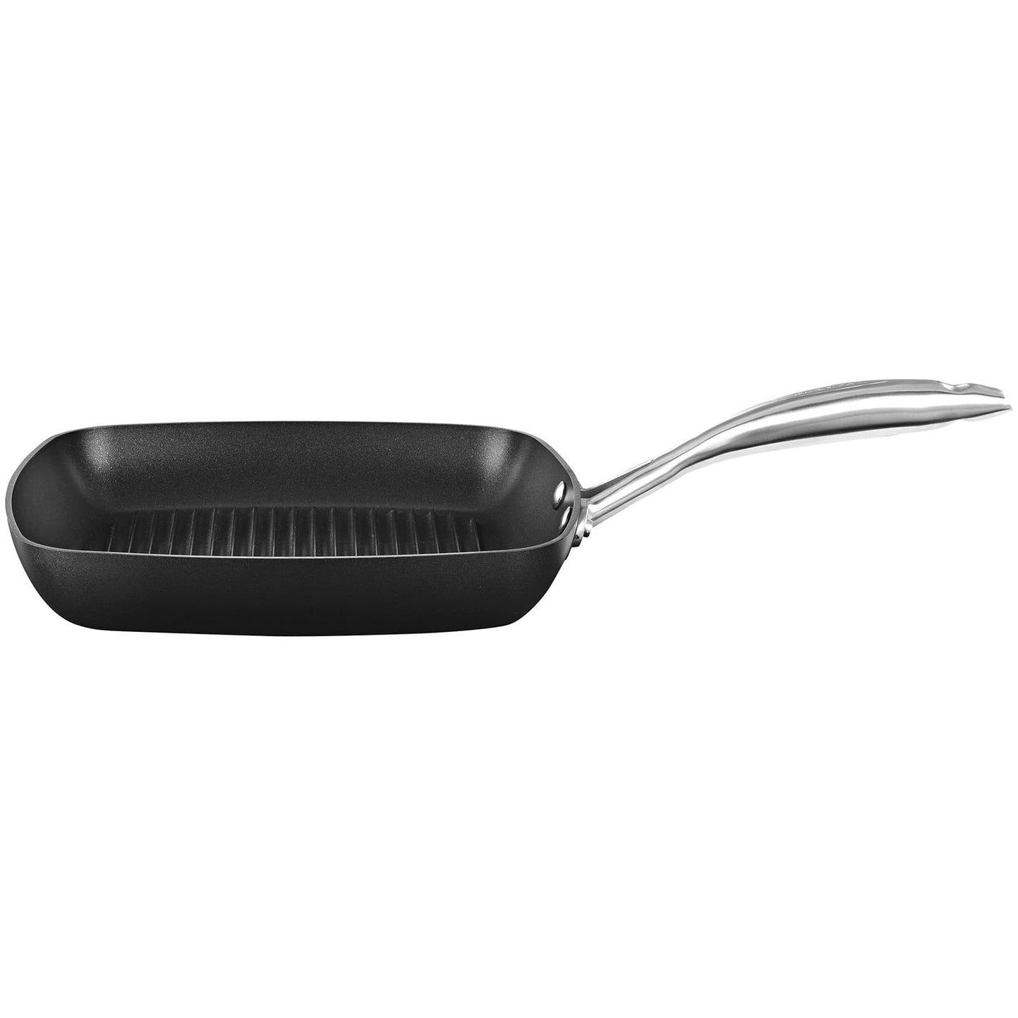 Scanpan Pro IQ 10.5” Square Grill Pan - Easy-to-Use Nonstick Cookware - Dishwasher, Metal Utensil & Oven Safe - Made by Hand in Denmark