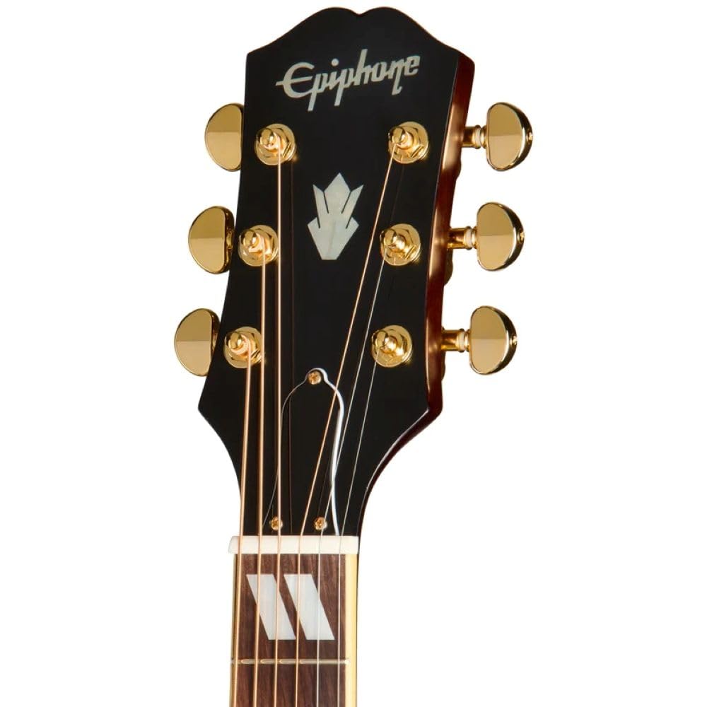 Epiphone Inspired by Gibson Hummingbird Standard EC Acoustic Electric, Natural with Bag