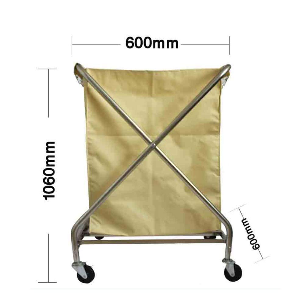 Yellow Heavy Duty Laundry Sorter Cart with Removable Bags and Wheels
