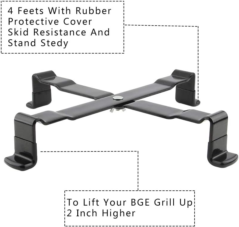 Kamado Grill Table Nest Stand for Big Green Egg Medium,Big Green Egg Accessories Green Egg Nest Stand for Medium Big