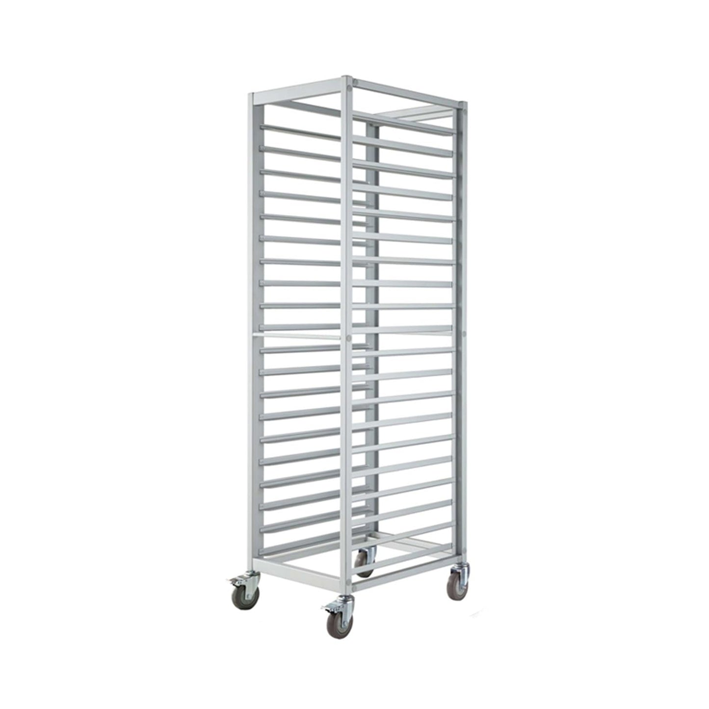 GenSDH 20-Tier Aluminum Rack, Bakery Cooling Cart, Heavy-Duty Food Tray Storage Trolley for Home & Commercial Kitchens, Efficient Baking Organizer