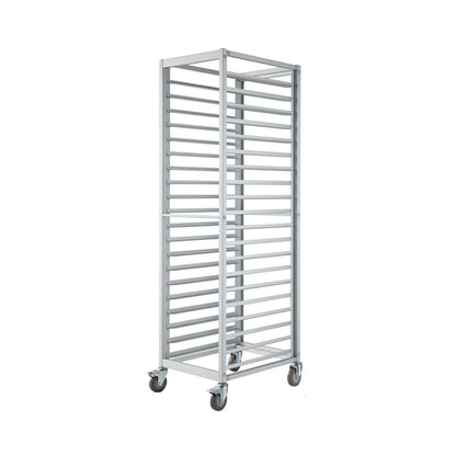 GenSDH 20-Tier Aluminum Rack, Bakery Cooling Cart, Heavy-Duty Food Tray Storage Trolley for Home & Commercial Kitchens, Efficient Baking Organizer
