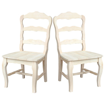 IC INTERNATIONAL CONCEPTS Set of Two Versailles Side Chairs