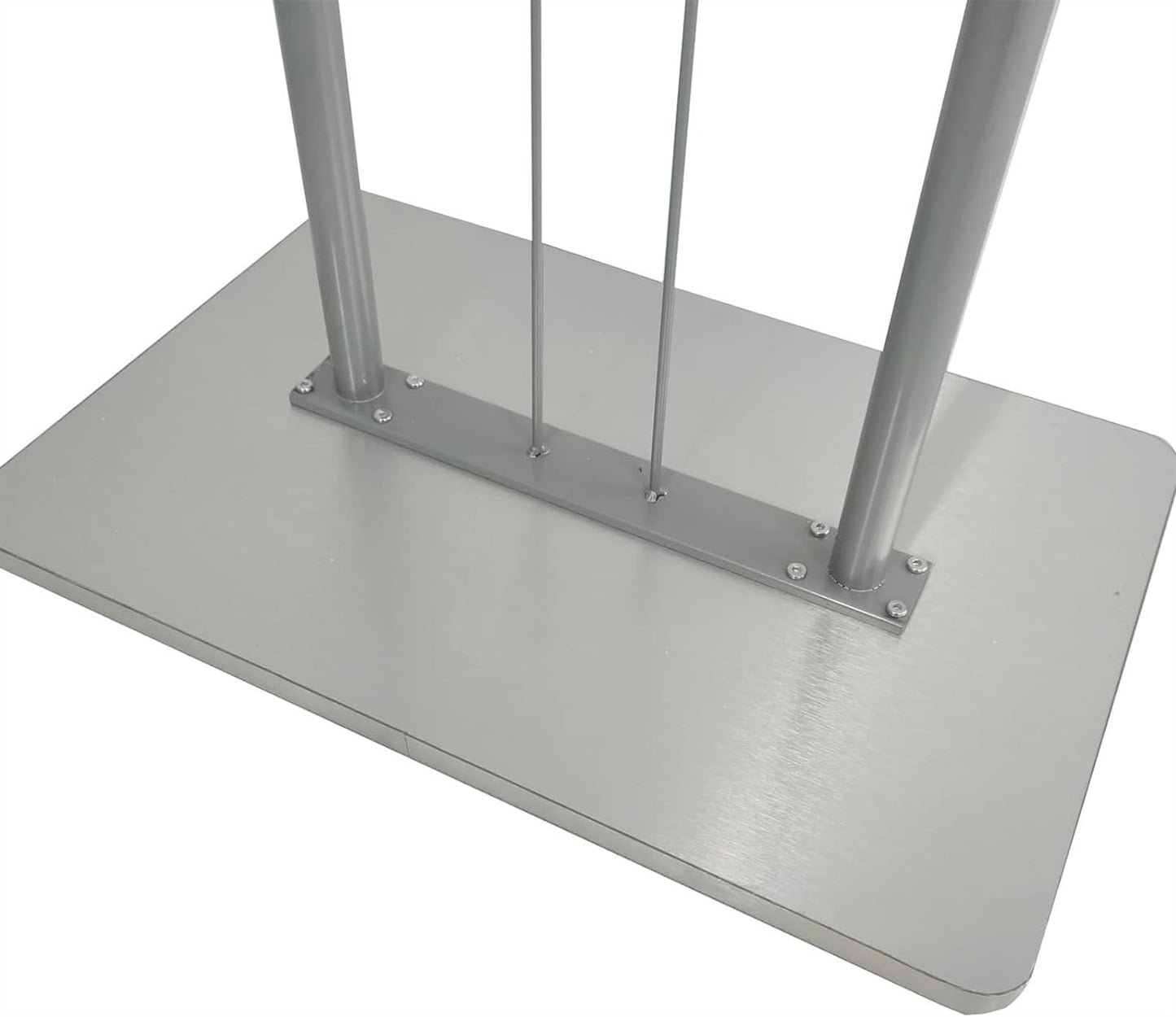 BTZHY Lectern Podium Stand, Acrylic Iron Podium School Church Stage Host Table Hotel Reception Desk Company Conference Table Commercial
