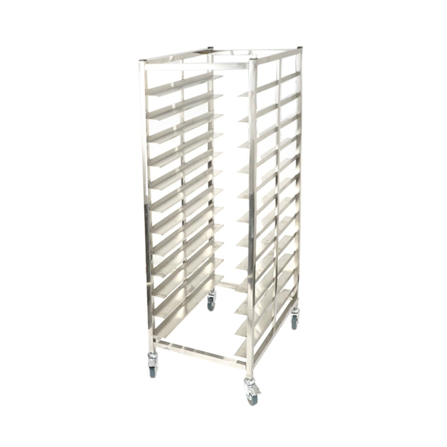 Quick Rack for Baking Pans,Large Rolling Bread Rack, 12-Tier Commercial Baking Rack for Home & Restaurant, Space-Saving Bread Pan Stand (129x46x60cm) - Perfect for Fast Baking!
