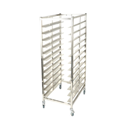 Quick Rack for Baking Pans,Large Rolling Bread Rack, 12-Tier Commercial Baking Rack for Home & Restaurant, Space-Saving Bread Pan Stand (129x46x60cm) - Perfect for Fast Baking!