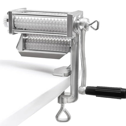 RLOZUI Heavy Duty Manual Meat Tenderizer Cuber Tool Steak Flatten Cuber Rolling Meat Poultry Tenderizer Machine Clamp on Meat Tenderizer Kitchen Tool