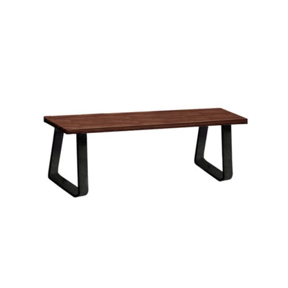 Salsbury Wood Locker Bench - 60 Inches - 14 Inches Deep - Dark Finish - Free Standing