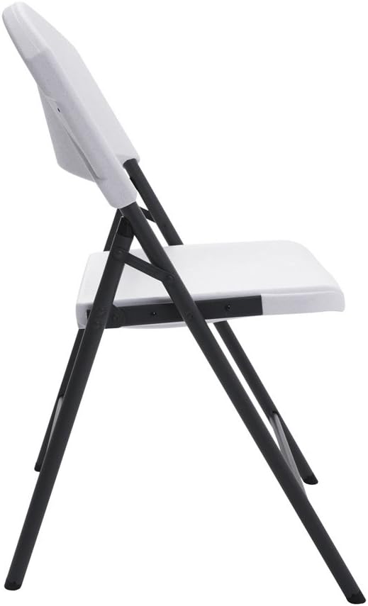 Contoured Folding Chair by Lifetime Products, White