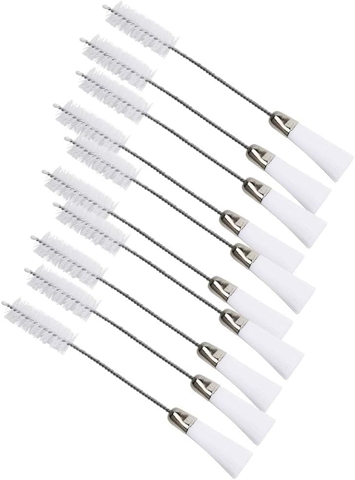 10pcs Nylon Tube Brushes Set, Double Ended Cleaning Brush for Sewing Machine, Dust Removal Tool for Home, Automobile,