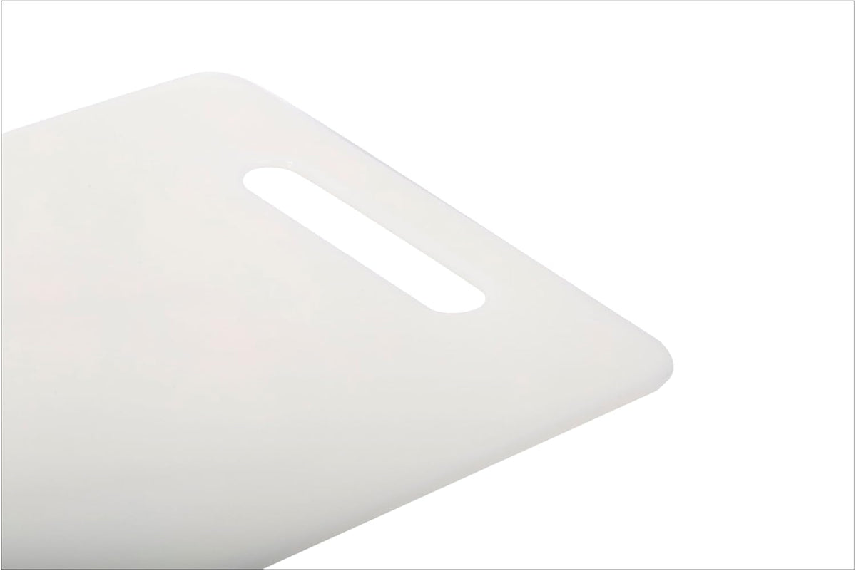 Luciano Plastic Cutting Board - 13.6 x 9.8 Inches, White