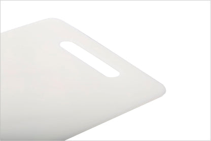 Luciano Plastic Cutting Board - 13.6 x 9.8 Inches, White