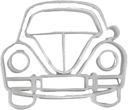 BEETLE BUG CAR FRONT VIEW HIPPIES LOVEBUG COOKIE CUTTER MADE IN USA