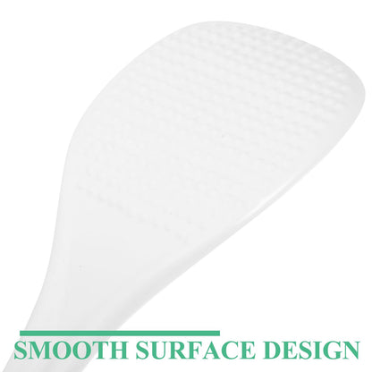 VOSAREA 2pcs Rice Spoons Ceramic Rice Paddles Non-stick Rice Serving Spoon Rice Potato Food Server Spatula Rice Scooper Kitchen Tool Rice Cooker Spoons Cooker Scoops