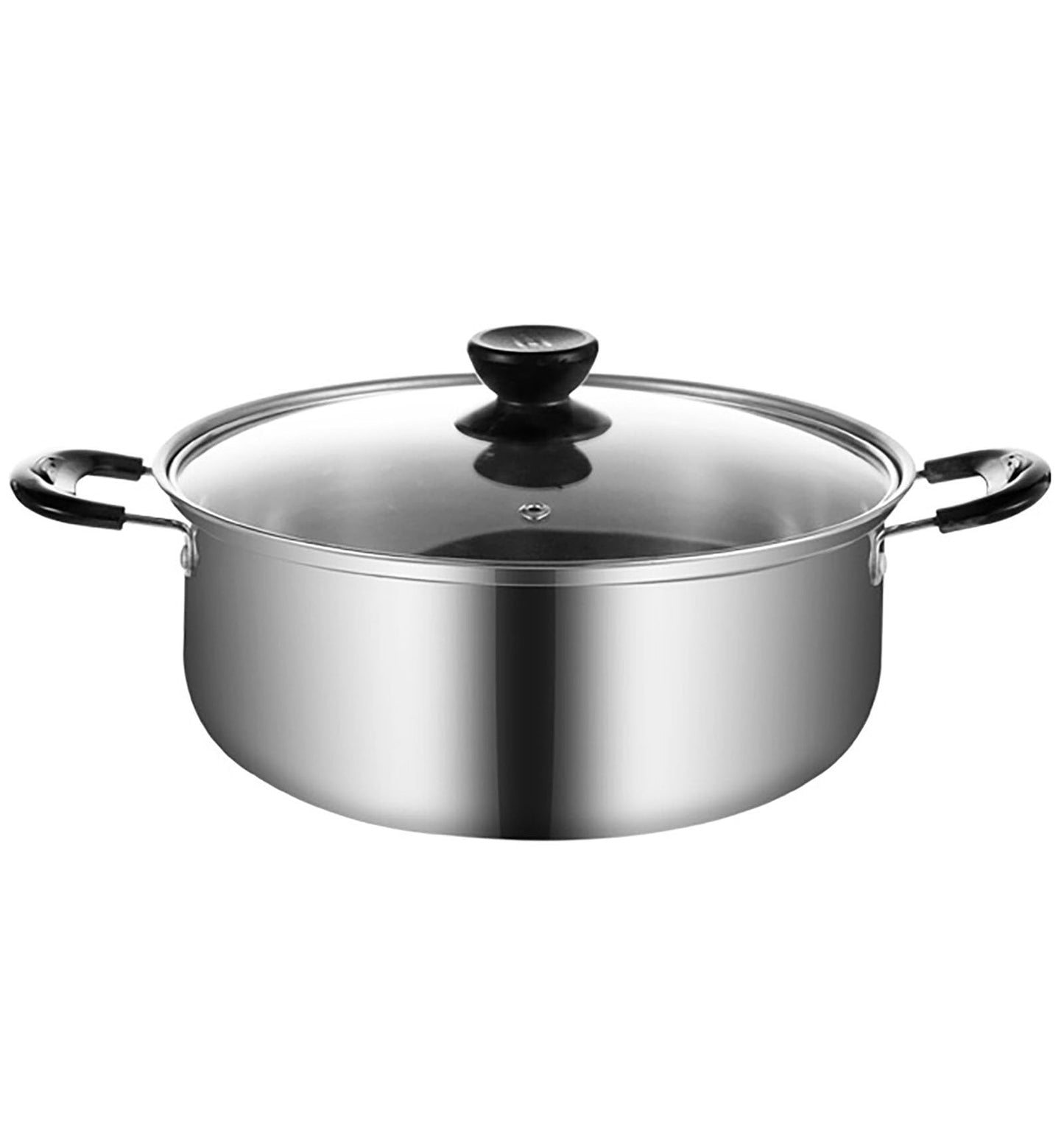 Stainless Steel Saucepan, 0.9 Quart Double Handle Milk and Soup Pot with Lid for Warming, Cooking and Boiling Milk, Spaghetti, Soup in Kitchen and Outdoor (16cm)