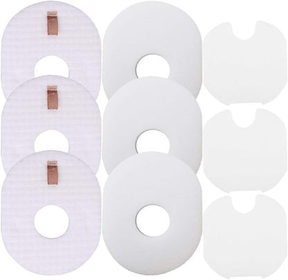Dttery Replacement Filters Kit for Shark Rocket Ultra-Light Vacuum - 3 Post & 3 Foam/Felt Filters