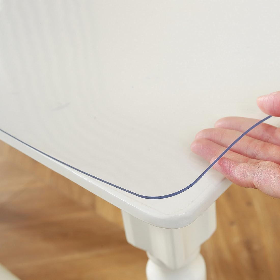 20 60 Inch 1.5mm Royhom Clear Table Protector x - Thick Plastic Table Cover, Clear Table Cover Protector Rectangle