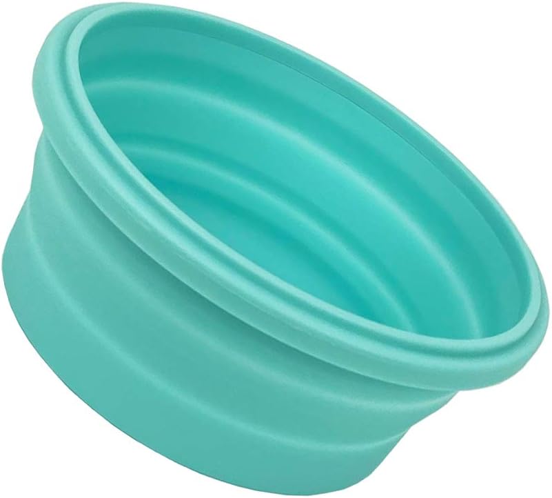 CARTINTS Small Collapsible Bowl, Silicone Food Storage Containers for Camping with Airtight Lids
