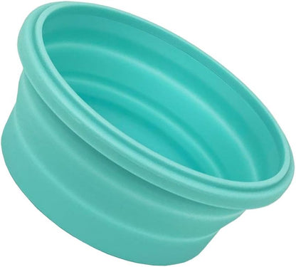 CARTINTS Small Collapsible Bowl, Silicone Food Storage Containers for Camping with Airtight Lids
