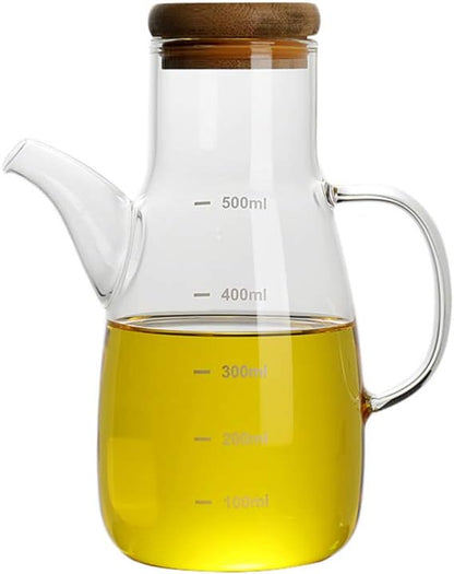 Vinegar Bottle Oil Pot - High Borosilicate Glass Oiler Oil Dispenser