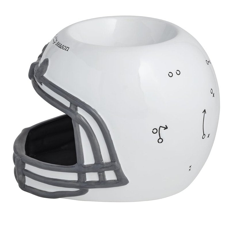 Mud Pie Football Helmet Chip and Dip Server