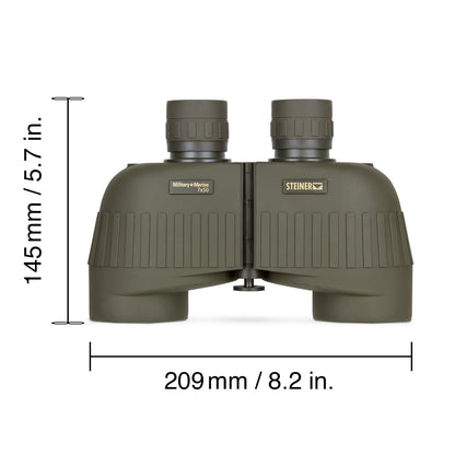 Steiner Military-Marine 7x50mm Binoculars – Legendary Tactical Optics with Sports-Auto-Focus, Floating Prism Shock Absorption, Waterproof, and Heritage Warranty