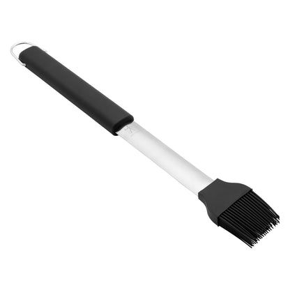 HENCKELS BBQ Grill Tool Set, 4-Piece Stainless Steel Barbecue Accessories with Spatula, Tongs, Fork & Basting Brush, Heavy Duty Outdoor Grilling Kit for Camping, Tailgate & Backyard Cooking