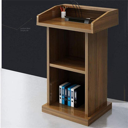 DHXIAMZ Acrylic Podium for Presentations and Events, Durable Design with Clear Visibility