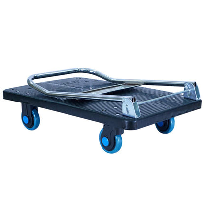 Handling Vehicle Flatbed Truck Folding Platform Truck Heavy Aluminum Duty Moving Platform Cart and Dolly Push Cart Collapsable Hand Cart for Warehouse