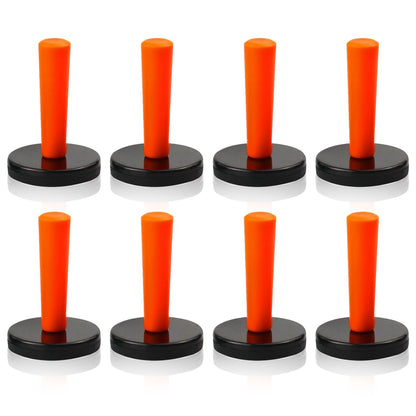Car Wrap Gripper Magnets Holder Tint Tool, Auto Magnetic Position Tool Vinyl Film Magnet Fixators for Car Wrapping, Sign Vinyl, Window Tint & Crafts Sign Making Vinyl Tools (Orange-8PCS)