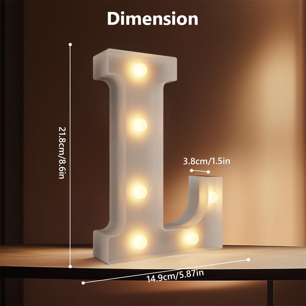 LOVE LED Marquee Signs Light Up Letters, LED LOVE Marquee Letter Lights, Warm White Letter Light for Wedding Proposal Decoration, Romantic Decorative Letters Signs, Battery Operated