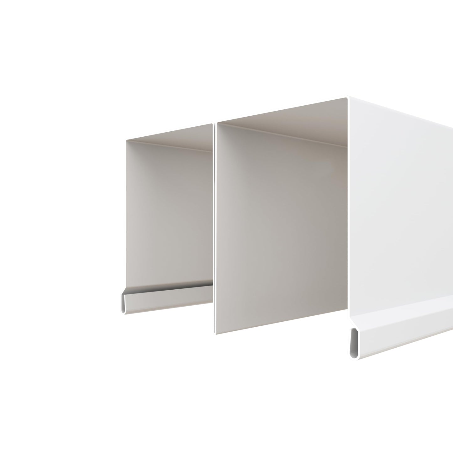48 in. x 80 in. Mirror White Steel Frame Interior Closet Sliding Door with White Trim and Hardware Kit